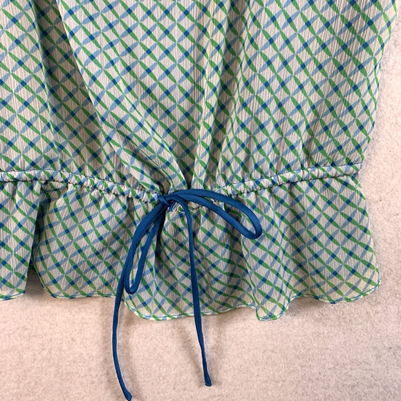 Old Navy Womens Chiffon Ruffle Cami Top Sz XS Flounce Feminine Preppy Peplum Y2K - Picture 3 of 15